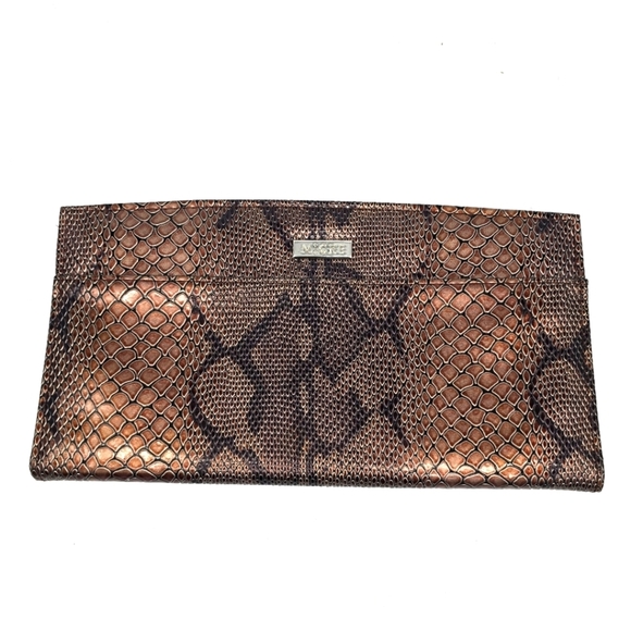 MICHE Envelope Clutch Bag Jen Snake Skin Shell - Picture 1 of 9